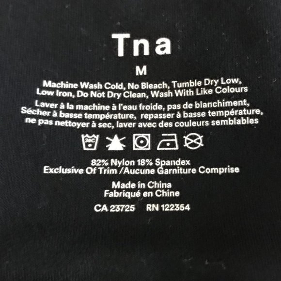 Tna  Aritzia Atmosphere High Waist Stretchy Racing Stripe Leggings Size M - Picture 7 of 7